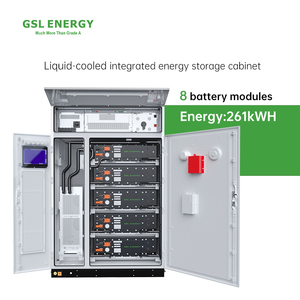 Armoire de stockage d'énergie industrielle et commerciale GSL Energy 520 kWh, haute tension, batterie solaire 232 kWh, batterie lithium-ion 261 kWh - Product Image 5
