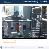 Ligne d'assemblage multi-robots FR20 Cobot pour l'emballage de gâteaux, le placement de moules à cupcakes, la manipulation de plateaux, bras robotisé industriel 25 kg IP65