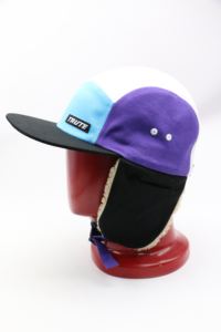 Bas quantité minimale de commande de haute qualité logo personnalisé <span class=keywords><strong>hiver</strong></span> plat agneau oreille rabat mousse aviateur chapeau pilote chapeau - Product Image 2