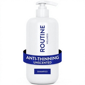 Champú Voluminizador Anticaída Routine Wellness para <span class=keywords><strong>Cabello</strong></span> Fino y Pérdida <span class=keywords><strong>de</strong></span> <span class=keywords><strong>Cabello</strong></span>, con Biotina y Bloqueadores <span class=keywords><strong>de</strong></span> DHT, 14 oz, Sin Perfume, <span class=keywords><strong>en</strong></span> Botella con Bomba - Product Image 1