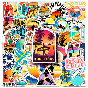 50pcs Factory Wholesale Sports Cartoon Custom <strong>Sticker</strong> Graffiti Decorative <strong>Surfing</strong> <strong>Sticker</strong> - Product Image 5