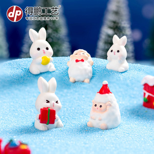 Dp Christmas Miniature Ornaments Resin Santa Snowman Fireplace <b>Boots</b> Gift Decor Indoor Use - Product Image 5