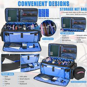 Échantillon gratuit, sac de rangement portable pour vêtements, ensemble de sacs de voyage, organiseurs de valises, cubes de rangement pour bagages, organiseur de bagages pour les voyages - Product Image 2