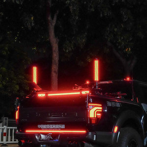 Lampe d'avertissement LED RGB robuste de 3 et 4 pieds, type fouet, spirale, à couleurs changeantes, pour UTV RZR Can-Am - Product Image 5