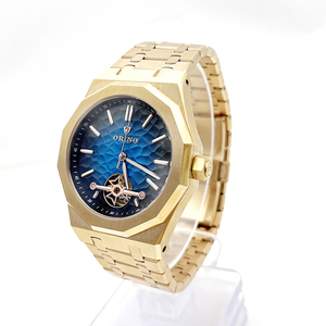 Boîtier de <span class=keywords><strong>montre</strong></span> en acier inoxydable, <span class=keywords><strong>bracelet</strong></span> pour mouvement mécanique, cristal saphir, <span class=keywords><strong>montre</strong></span> vintage de luxe pour <span class=keywords><strong>homme</strong></span>, 11 mm, étanche - Product Image 3