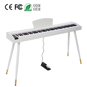 Lớn kỹ thuật số điện tử 88 phím MIDI Trắng thẳng đứng Đàn Piano Organ điện tử - Product Image 3