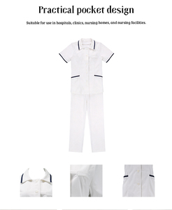 OEM ODM Customized Women's Short Sleeve <b>Scrub</b> <b>Set</b> Nurse <b>Scrubs</b> Uniforms <b>Sets</b> - Product Image 4