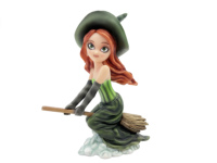 Figuras de Bruja de Resina Personalizadas al por Mayor, Adornos de Arte de Brujería, Regalo, Figura de Jardín, Decoración del Hogar