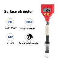 Testeur d'acidité de pH-mètre portable personnalisable avec papier de surface de la peau plat solide OEM & ODM Testeur de PH de pâte pris en charge