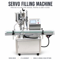 Servo-vulmachine voor sesampasta, jam, honing en vruchtensap in de productielijn van een voedingsverwerkingsfabriek