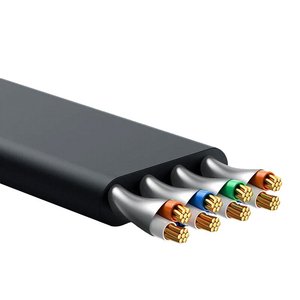 Câble Ethernet plat CAT8 pour Starlink Gen3, 30AWG, cuivre pur, RJ45, étanche, anti-UV, câble réseau satellite, fabrication - Product Image 6