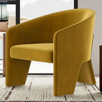 Zeitgenössischer Italienischer Ledersessel Komfortabler Einzelsofa-Stuhl für Zuhause Apartment Büro Modern für Wohnzimmer Bar-Nutzung