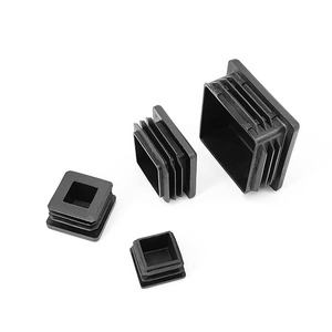 Embout carré en plastique pour pieds de meubles, noir, installation facile, design minimaliste - Product Image 4