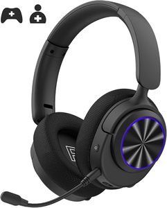 Casque de jeu sans fil INGA pour <span class=keywords><strong>PS5</strong></span>, PS4, PC, Mac, Switch, équilibre jeu/chat pour <span class=keywords><strong>PS5</strong></span>/4, 2,4 GHz/<span class=keywords><strong>Bluetooth</strong></span> 5.2 - Product Image 1