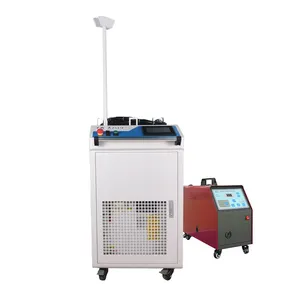 Mesin Las Lembar Logam Terus Menerus Laser Serat Optik Aluminium Pengelas Laser Genggam