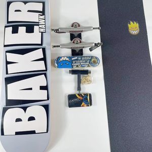 บอร์ดสเก็ตบอร์ด <span class=keywords><strong>Baker</strong></span> รุ่น Professional Complete Skateboard 7 ชั้น ไม้เมเปิลแคนาดา หลายสี ขนาด 7.75/8.0/8.25/8.5 นิ้ว รุ่น Double Rocket - Product Image 3