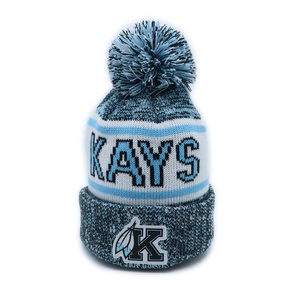 Ensemble bonnet et écharpe longue en tricot épais et chaud, broderie personnalisée, couleurs mélangées, pour femmes et hommes, hiver - Product Image 5