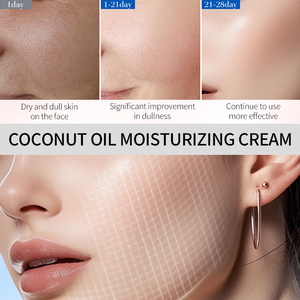 Ventes chaudes Crème hydratante pour le visage 50g Soin de la peau Hydratation profonde Éclaircissement Réparation Huile de noix de coco - Product Image 6