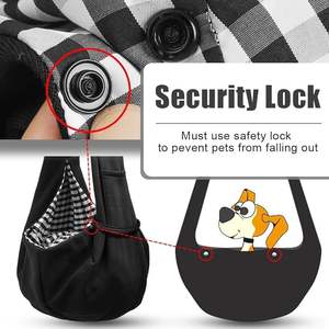Özel küçük köpek Sling taşıyıcı evcil ürünler evcil hayvan taşıyıcı torba kedi çantası 3-10 Lbs evcil hayvanlar için klasik cep askısı ile - Product Image 5