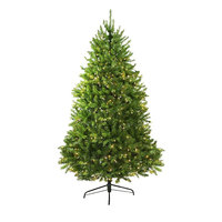 Arbre de noël avec décoration légère, taille personnalisée d'usine, grands ornements artificiels de luxe pour la maison, le bureau, la fête