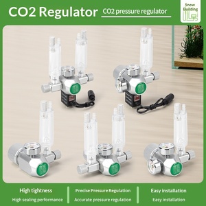 Regulador de Pressão de CO2 em Liga de Alumínio ZRDR com Válvula Redutora, Válvula de Retenção, Contador de Bolhas, Manômetro Duplo e Válvula Solenoide para Aquários de Alta Performance - Product Image 2