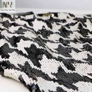 Tessuto Nanyee classico colore nero Beige Flip <span class=keywords><strong>rondine</strong></span> di paillettes tessuto - Product Image 4