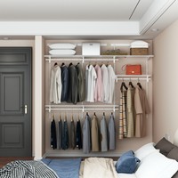 Étagères de rangement pliables et extensibles modernes pour chambre à coucher, hôtel, salon