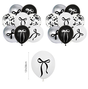 Nueva llegada negro Bowknot Glitter '<span class=keywords><strong>Feliz</strong></span> <span class=keywords><strong>cumpleaños</strong></span>' carta Banner mejor amigo chica fiesta suministros para el hogar telón de fondo Baby Shower - Product Image 2