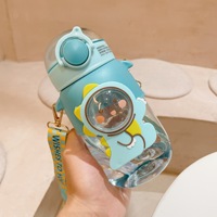 Hete Verkoop Tomatodo Kawaii 700Ml Cartoon Vorm Bpa Gratis Waterfles Met Stro Custom Logo Drinkfles