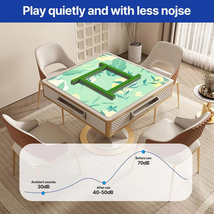 Q Y Tapete de Mahjong Americano Microfibra Caucho Natural Plegable Logo Personalizado 4 Jugadores Impermeable Silencioso Set de - Product Image 6