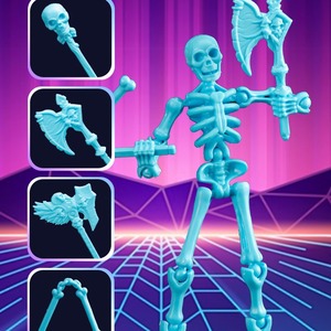 Figura de Articulaciones Óseas Móviles Multiarticuladas en <span class=keywords><strong>3D</strong></span>, <span class=keywords><strong>Esqueleto</strong></span> Humanoide, Bloques de Construcción de Ensamblaje DIY <span class=keywords><strong>para</strong></span> Niños - Product Image 4