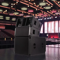 Speaker profesional, lemari Speaker kosong profesional 2 Way Array ganda 10 inci pasif V20