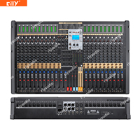 Amplificateur-mixeur TFB12D/ TFB16D/TFB24D 12/16/24 canaux 1000W*2CH 8 Ohms avec Bluetooth et enregistrement USB, double effets DSP 24+8, 3 AUX