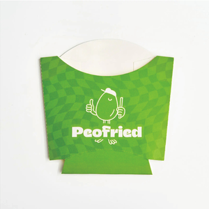 Caja de embalaje para papas fritas para llevar, tipo Bruselas McDonald's, para pollo y papas fritas, con diseño de plátano, caja de cartón de marca para papas fritas - Product Image 1