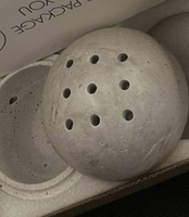UOBOBO Boule d'aromathérapie en travertin, porte-encens, brûleur d'encens, couleur personnalisable, céramique, pour hôtel, table, marbre, maison, AROMATIQUE