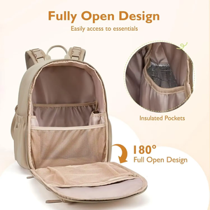 BSCI, fábrica de China, fabricante de mochilas de pañales de alta calidad, <span class=keywords><strong>mochila</strong></span> portabotellas de neopreno para mamá, <span class=keywords><strong>mochila</strong></span> para mamá - Product Image 2