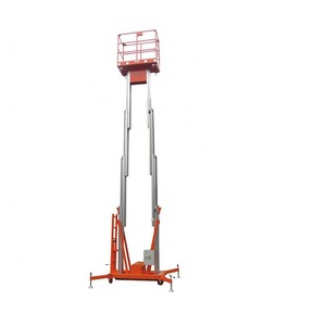 1 Column Mobile Climbing Personal Vertical Single Mast Hydraulic Lift