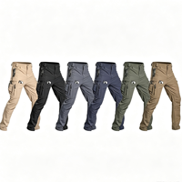 Pantalon tactique Consul pour homme, coupe slim, style militaire, pantalon d'entraînement en polyester, imperméable, durable, multi-poches