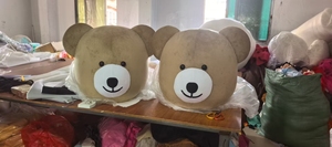 Costume de tête d'ours en peluche géant unisexe <span class=keywords><strong>XXL</strong></span>, haute qualité, personnalisé, pour hommes, femmes et enfants, inspiré des personnages d'anime - Meilleure vente - Product Image 6