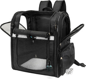 Muestra gratuita: Transportín plegable para mascotas deportivas con cama impermeable - Transportín plegable de plástico con puerta frontal - Product Image 3