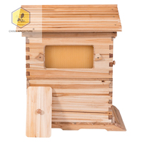 Imkerei-Werkzeuge 10 Rahmen gewachste Tanne Holz Flow Bienenstock Flow Bee Box Bienenstock mit 7 Stück Flow Frames