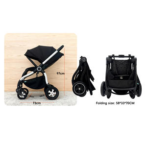 Poussette portable pour bébé OEM Tiger |   Poussette pliable haute 3-en-1 avec système de voyage EN1888 CCC 0-36M - Product Image 6