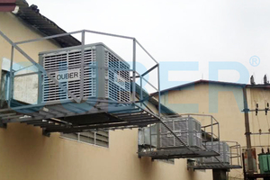 Équipement de refroidissement centrifuge pour régions désertiques et tropicales, sortie d'air latérale de pipeline, 10000 m3/h - Product Image 3