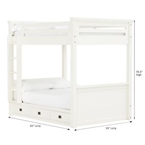 Elegant Bedroom Set <b>Bunk</b> <b>Bed</b> Home Furniture Modern Pine Solid Wood Baby Swing <b>Bed</b> BV <b>White</b>, Natural Wood Color or Caramel Colour - Product Image 4