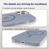Coque de téléphone magnétique en PC mat effet brume de luxe, sensation peau, vente en gros de coques de qualité pour iPhone 17 Air Pro Max