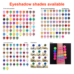 Private Label Manufacturer Wholesale Cosmetics Makeup Design Your Own Custom Packaging Pigmented Eyeshadow Palette Eye Shadow