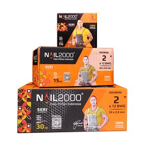 Clavos Comunes Industriales Pulidos Antioxidantes con Cabeza Estriada para Estructuras de Alta Resistencia - Product Image 2