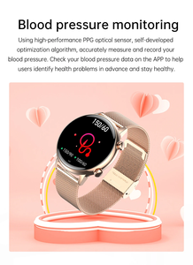 Montre connectée HK39 pour femmes, petite, étanche IP68, écran AMOLED 360*360 HD, mesure de la pression artérielle, Android, NFC, montre connectée pour femmes - Product Image 5