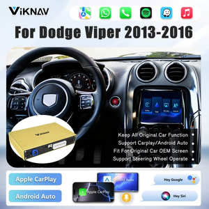 Decodificador Viknav Linux para Dodge Viper 2013-2016, caja decodificadora con Mirror, CarPlay inalámbrico, Android Auto, actualización estéreo, pantalla OEM - Product Image 2