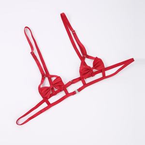 Ensemble de sous-vêtements pour hommes gays, 5 pièces, respirant, séchage rapide, short <span class=keywords><strong>bas</strong></span> et string avec jarretière, polyester - Product Image 5